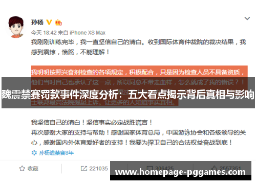 魏震禁赛罚款事件深度分析:五大看点揭示背后真相与影响 魏震禁赛罚款事件深度分析:五大看点揭示背后真相与影响